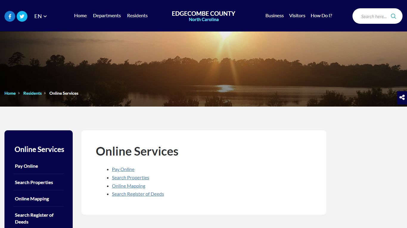 Online Services - Welcome to Edgecombe County