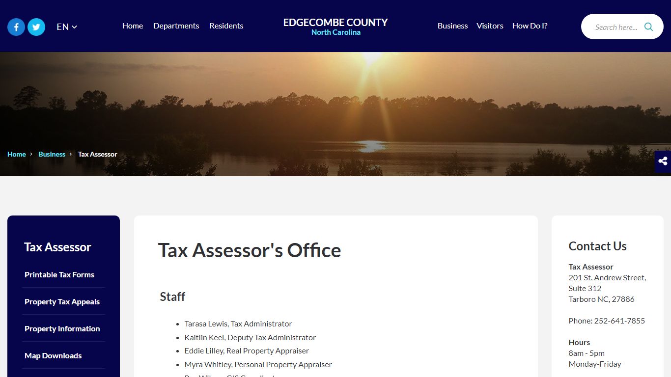 Tax Assessor's Office - Welcome to Edgecombe County